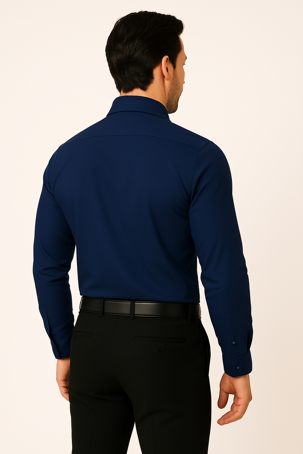 Premium Navy Blue Formal Shirt for Men