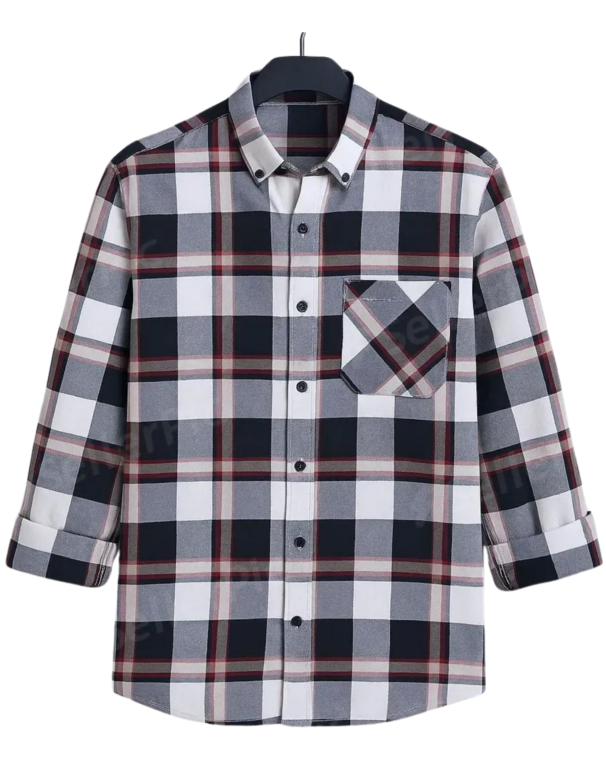 Men’s Checked Cotton Shirt